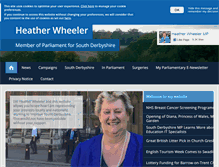 Tablet Screenshot of heatherwheeler.org.uk